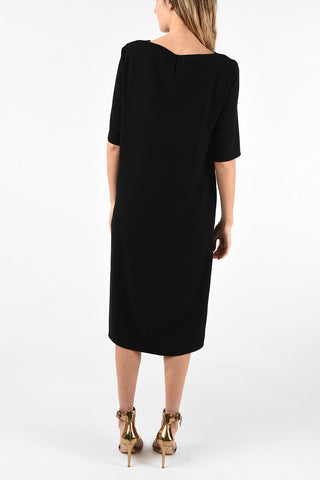 GIORGIO ARMANI Short Sleeve dress with Draped