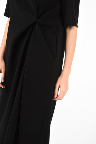 GIORGIO ARMANI Short Sleeve dress with Draped