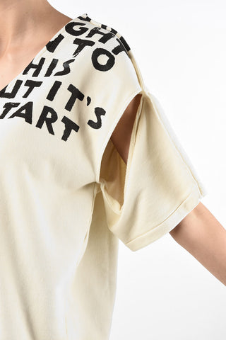 OTB MM6 v-neck Short Sleeve sweatshirt