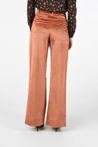 pantalone palazzo in velluto a coste