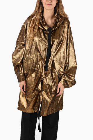Lurex Oversize hooded REILLY outerwear