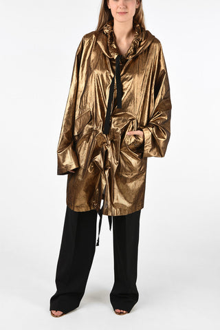 Lurex Oversize hooded REILLY outerwear