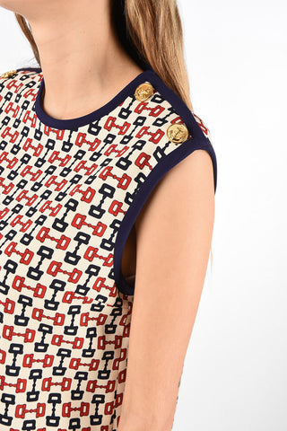 mini dress with Golden Buttons