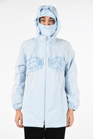ruffled NERVILIA Jacket with Hood