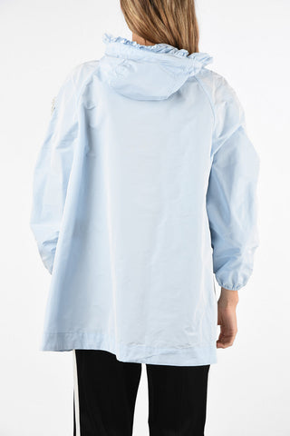 ruffled NERVILIA Jacket with Hood