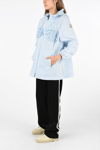 ruffled NERVILIA Jacket with Hood