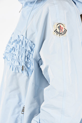 ruffled NERVILIA Jacket with Hood