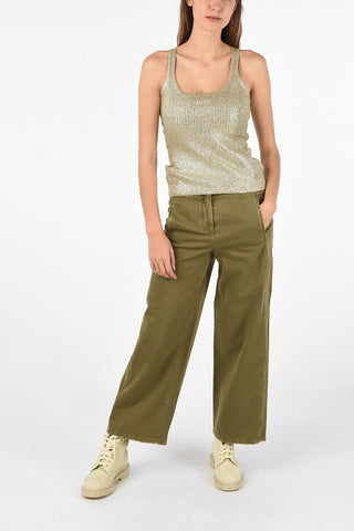 top con paillettes lurex