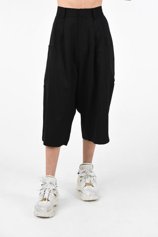 double pleat harem pants