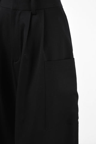 double pleat harem pants