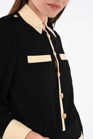 maxi shirtdress with Golden Dress