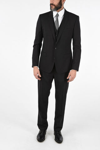center vent 3 piece waistcoat MARTINI suit drop 7R
