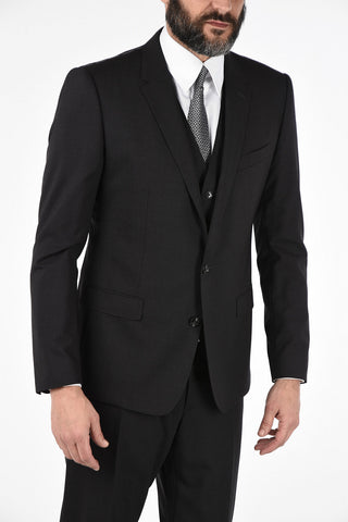 center vent 3 piece waistcoat MARTINI suit drop 7R