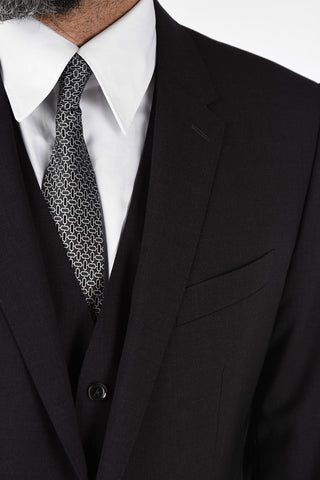 center vent 3 piece waistcoat MARTINI suit drop 7R