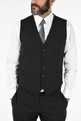 center vent 3 piece waistcoat MARTINI suit drop 7R