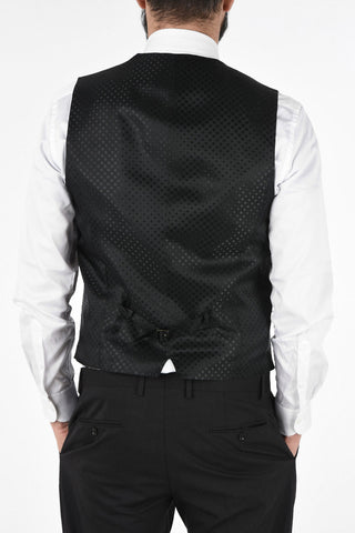 center vent 3 piece waistcoat MARTINI suit drop 7R