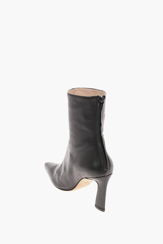 9 cm leather FORY WINDOW High heel ankle boots