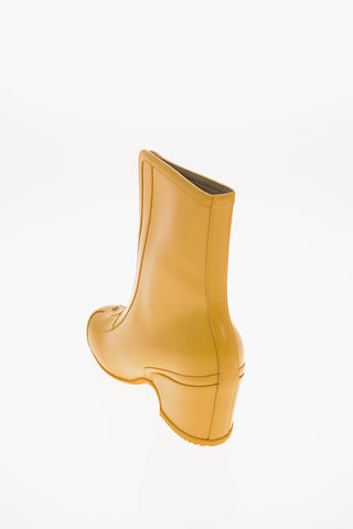 7cm Rubber Boots with Zip