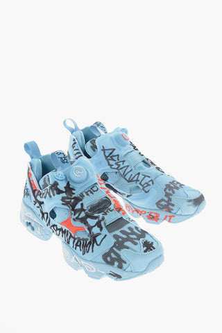 REEBOK Fabric GRAFFITI PUMP FURY Sneakers
