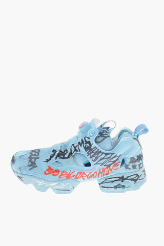 REEBOK Fabric GRAFFITI PUMP FURY Sneakers
