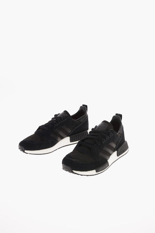 Suede Leather and Fabric BOSTONSUPERxR1 Sneakers