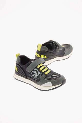 Sneaker SN RUNNER 01 LC CH in Pelle e Tessuto