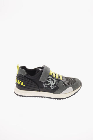 Sneaker SN RUNNER 01 LC CH in Pelle e Tessuto