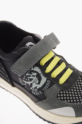 Sneaker SN RUNNER 01 LC CH in Pelle e Tessuto