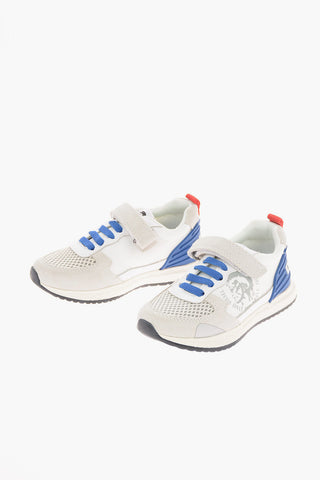Suede Leather and Fabric BRAVE RUNNER SN RUNNER 01 LC CH Sneaker