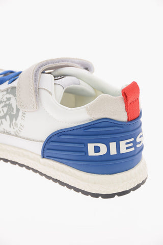 Suede Leather and Fabric SN RUNNER 01 LC YO Sneaker