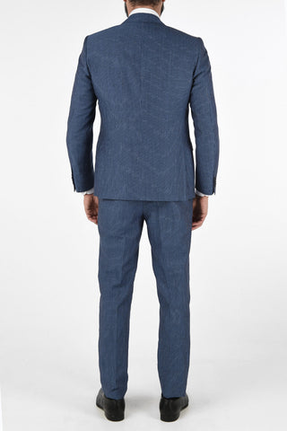 CC COLLECTION abito RIGHT 2 bottoni gessato due spacchi