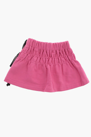 Cotton Skirt with Bow