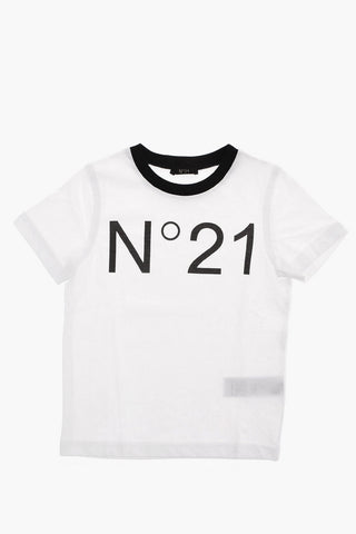 T-Shirt Girocollo in Cotone