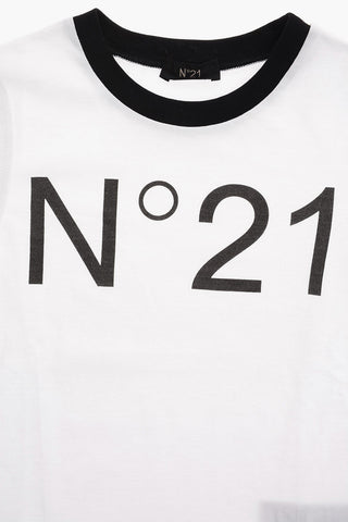 T-Shirt Girocollo in Cotone