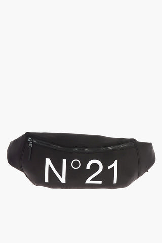 Logo Print Neoprene Bum Bag