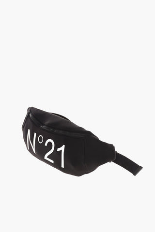 Logo Print Neoprene Bum Bag