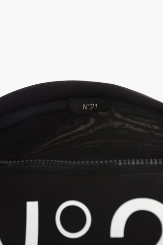 Logo Print Neoprene Bum Bag