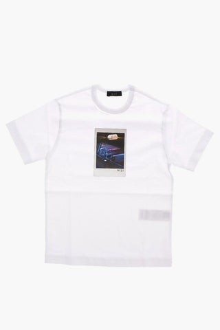 T-Shirt Girocollo in Cotone