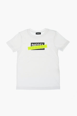 T-Shirt TJUSTDIE Girocollo con Stampa Logo