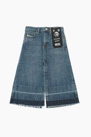 Gonna Denim GEINGRID con Spacco Frontale e Sul Retro