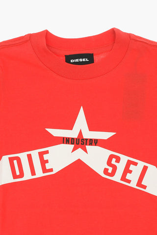 Logo Print TDIEGOA7B-R Crewneck T-Shirt