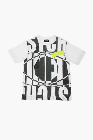Printed TLUCASSLY1 OVER Crewneck T-Shirt