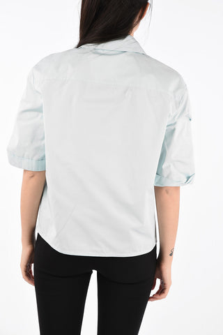 Camicia in Popeline BOWLING Manica Corta