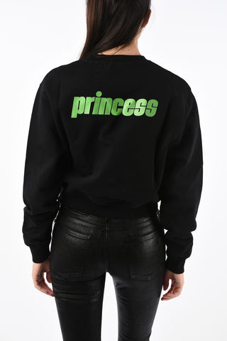 Crewneck PRINCESS Crop Sweatshirt