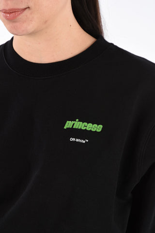 Crewneck PRINCESS Crop Sweatshirt