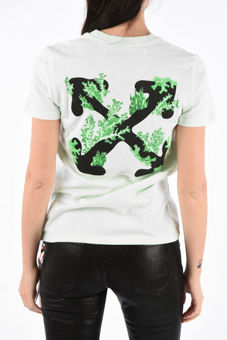 Cotton Printed CORALS Crew-Neck  T-Shirt
