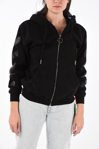 Felpa Oversize DIAG in Cotone con Chiusura Zip 