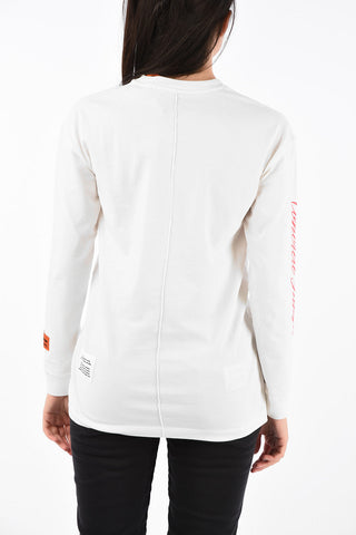 T-shirt Stampata Manica Lunga