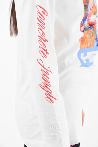 T-shirt Stampata Manica Lunga