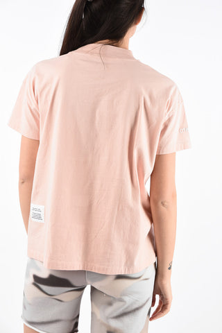 T-Shirt Mock Neck in Cotone